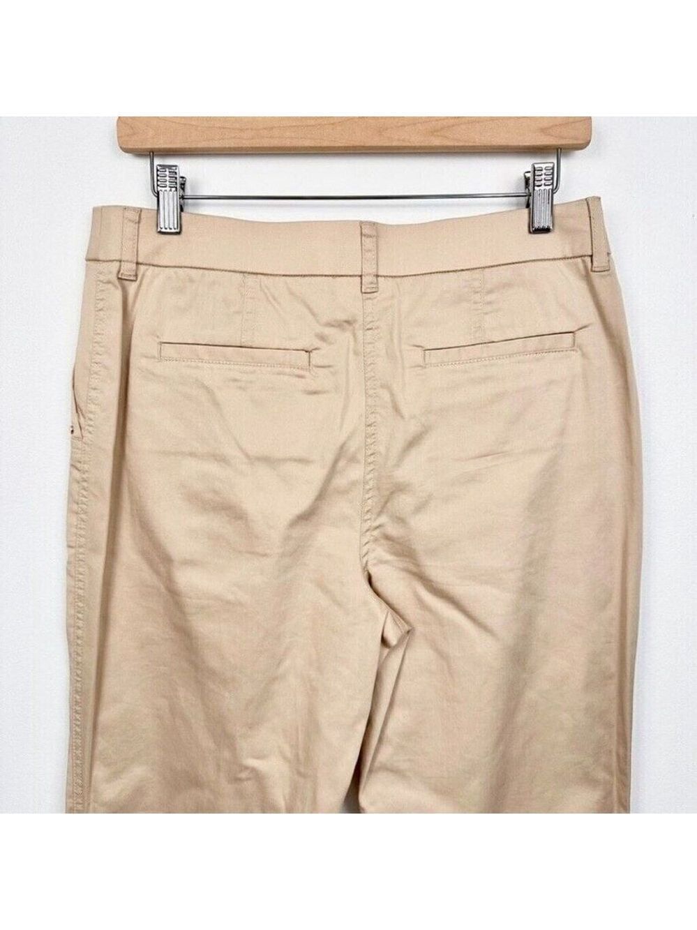Chicos Slim Ankle Utility Pants Womens Size Small (0) Comfort Waist Luxe Beige - Picture 6 of 10